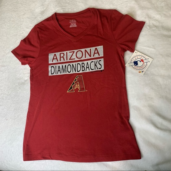 NWT Arizona Diamondbacks red tee shirt - Picture 1 of 11